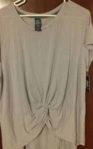 Lavender colored workout top